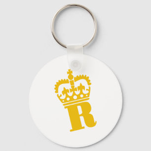 R - Letter - Name Key Ring