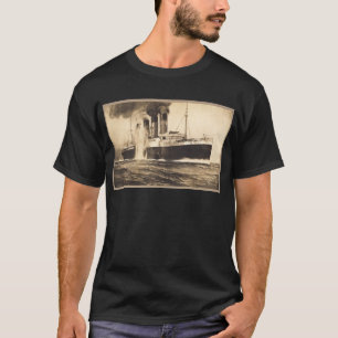 R.M.S. Lusitania Hit by Torpedos off Kinsale Head T-Shirt