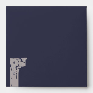 R Monogram Initial Bar Bat Mitzvah Envelope