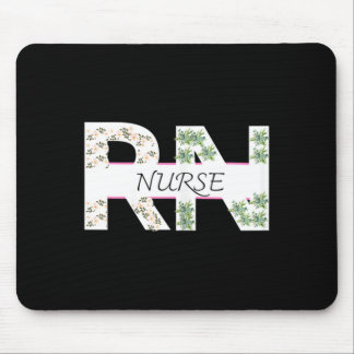 R N Hallowen Design Pratical Nurse Evvery Day Wear Mouse Pad