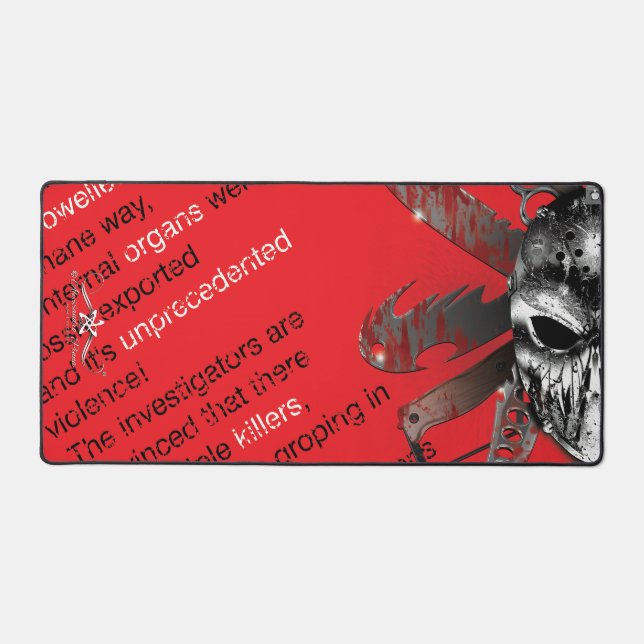 R. of H. Ripper of Halloween Desk Mat (Front)