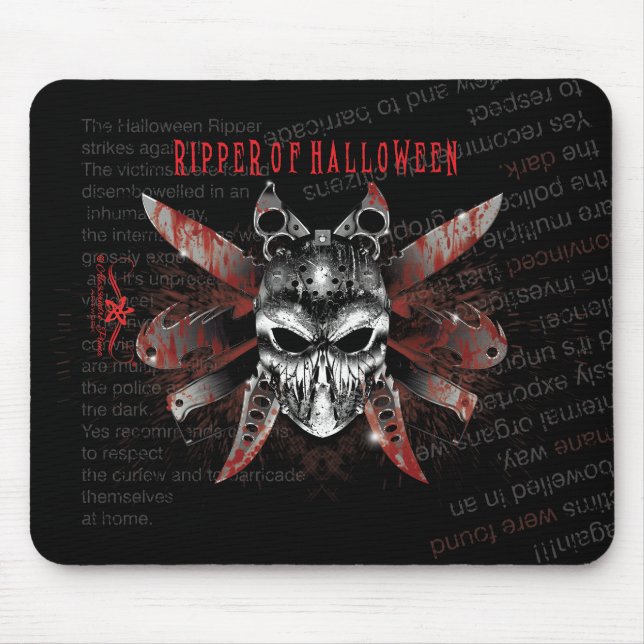 R. of H. Ripper of Halloween Mouse Pad (Front)