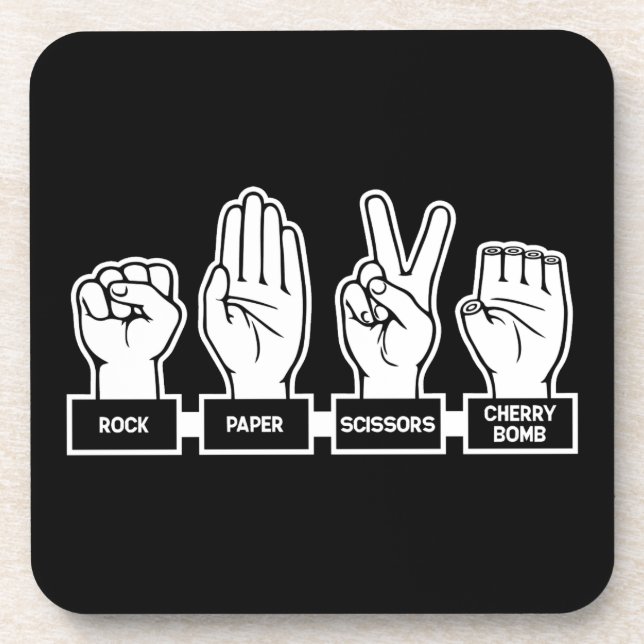 R-P-S-Cherry Bomb Coaster (Front)