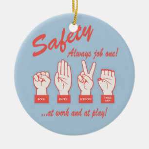 R-P-S-TS CERAMIC TREE DECORATION
