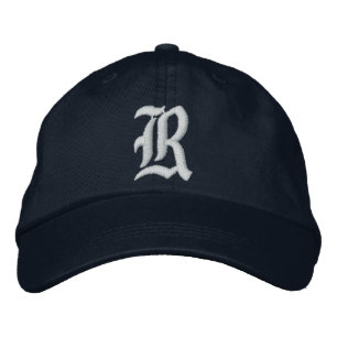 "R" Personalised Adjustable Hat