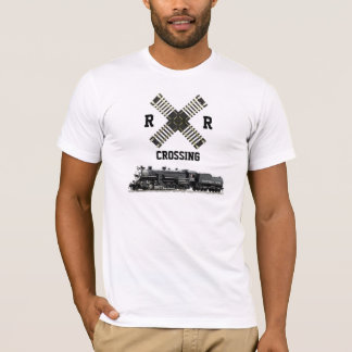 R.R. Crossing & Steam Locomotive T-Shirt