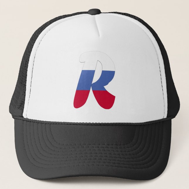 R (Russia) Trucker Hat (Front)