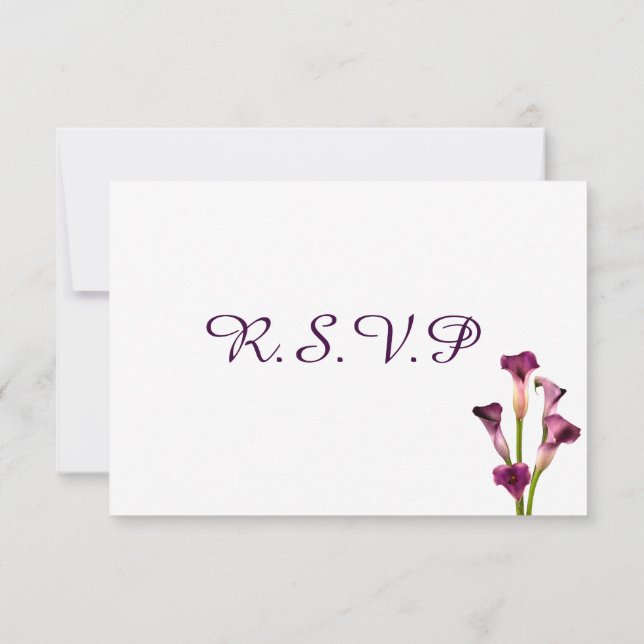 R.S.V.P. 3.5X5 PAPER INVITATION CARD (Back)