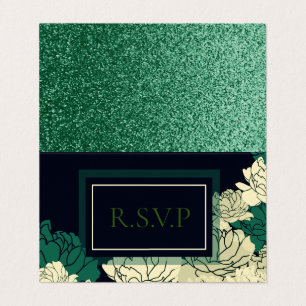 R.S.V.P emerald green 20th anniversary