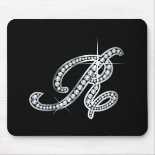 R script "Diamond Bling" Mouse Pad