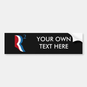 R SQUARED - ROMNEY RICE -.png Bumper Sticker