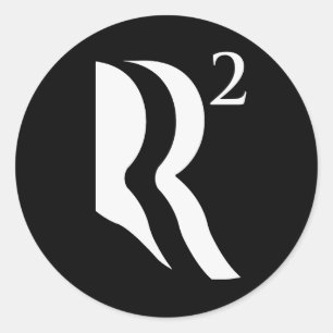 R SQUARED - ROMNEY RYAN 12 -.png Classic Round Sticker