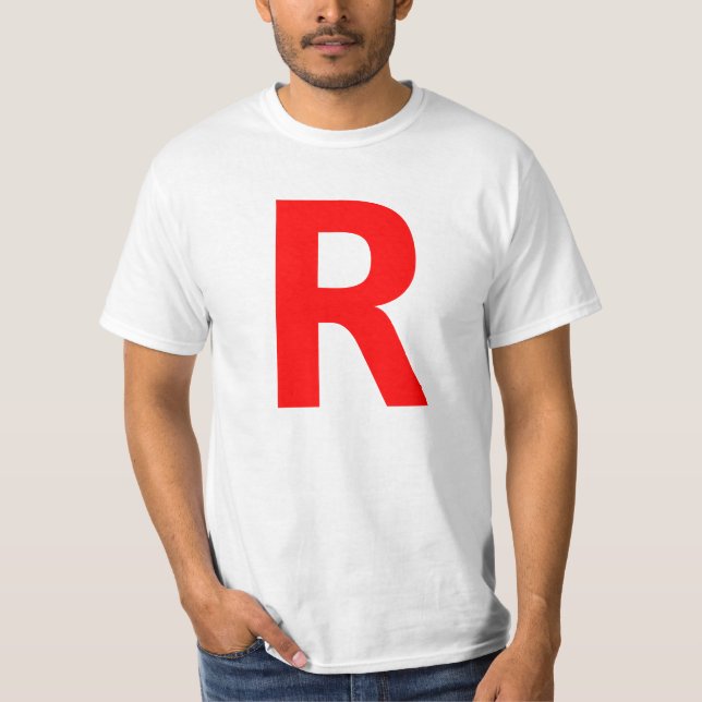 R T-Shirt (Front)
