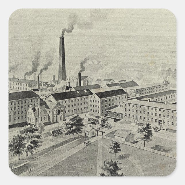 R Wallace & Sons Mfg Co Square Sticker (Front)