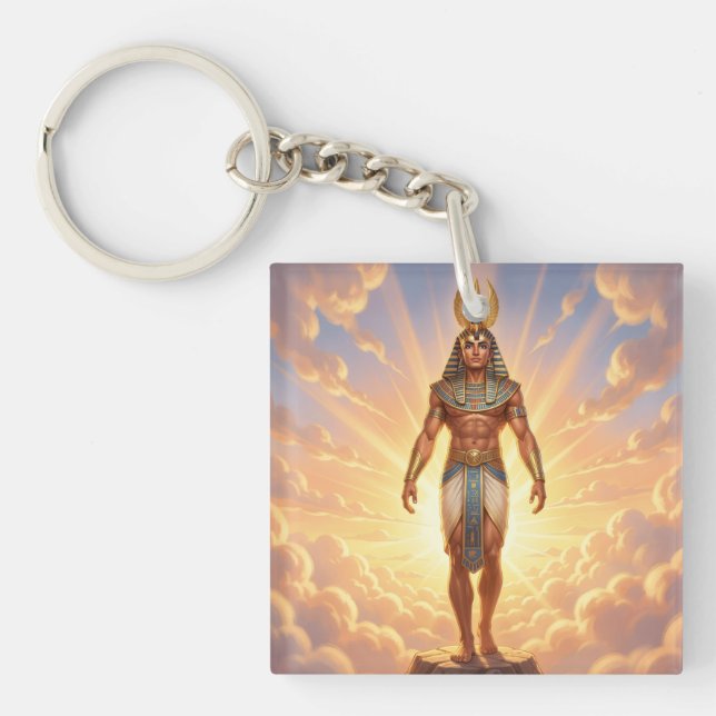 Ra – Ägyptischer Sonnengott´4 Key Ring (Front)