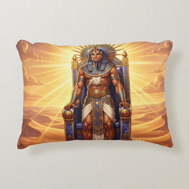Ra – Ägyptischer Sonnengott Decorative Cushion (Front)