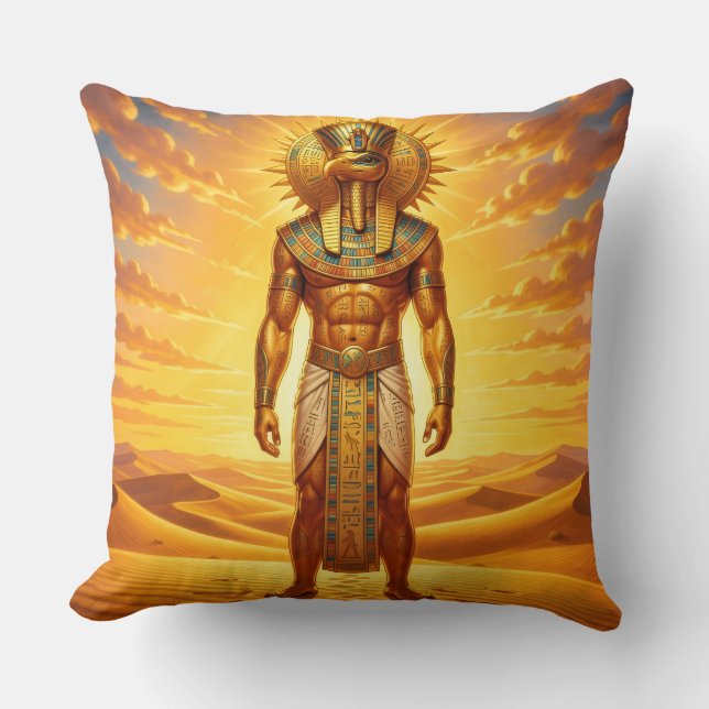 Ra – Egyptian Sun God´1 Cushion (Front)