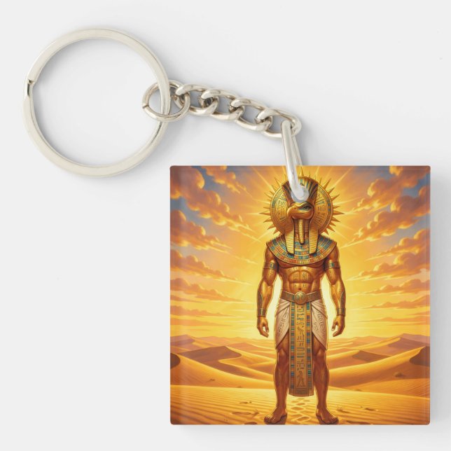 Ra – Egyptian Sun God´1 Key Ring (Front)