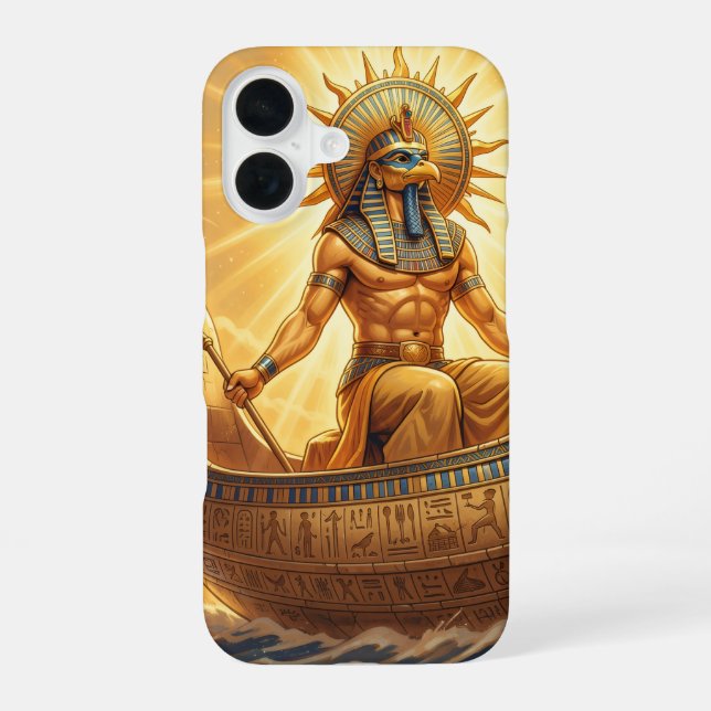 Ra – Egyptian Sun God´3´ iPhone 16 Case (Back)