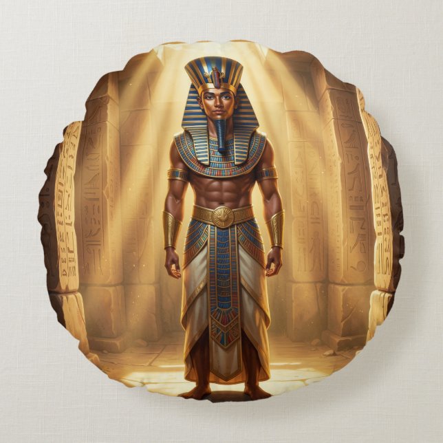 Ra - Egyptian sun god´3 Round Cushion (Front)