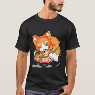 Ra Noodles Fox Kawaii Japanese Anime T-Shirt