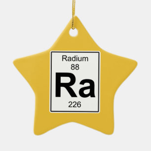 Ra - Radium Ceramic Ornament
