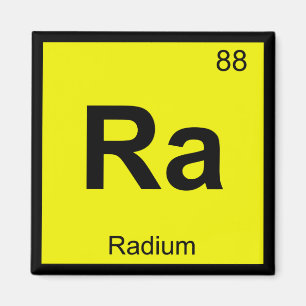 Ra - Radium Chemistry Periodic Table Symbol Magnet