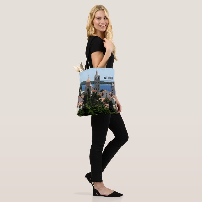 Rab, Croatia landscape photograph Tote Bag (On Model)