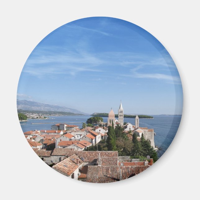 Rab island and town magnet (Front)