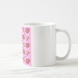 RAB Rockabilly Cherry Kisses on Pink Coffee Mug