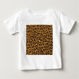 RAB Rockabilly Leopard Print Brown Gold Baby T-Shirt