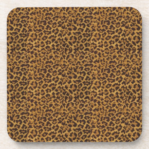 RAB Rockabilly Leopard Print Cork Coaster