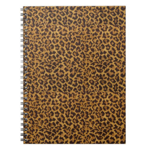 RAB Rockabilly Leopard Print Spiral Notebook