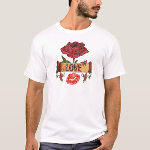 RAB Rockabilly Roses, Love & Lipstick T-Shirt