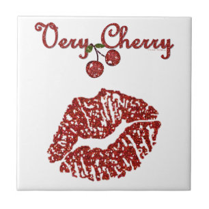 RAB Rockabilly Very Cherry Kiss Ceramic Tile