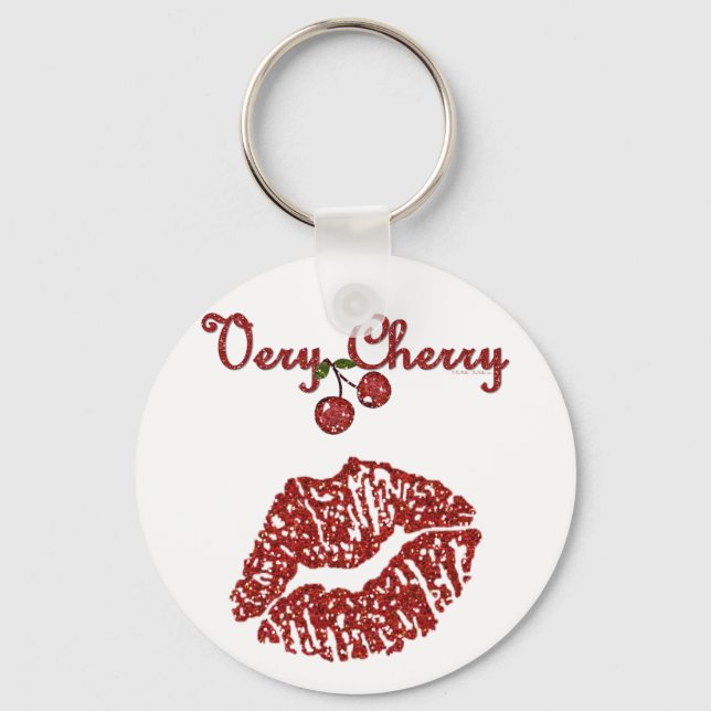 RAB Rockabilly Very Cherry Kiss Key Ring (Front)