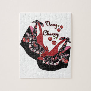 RAB Rockabilly Very Cherry Shoes Jigsaw Puzzle