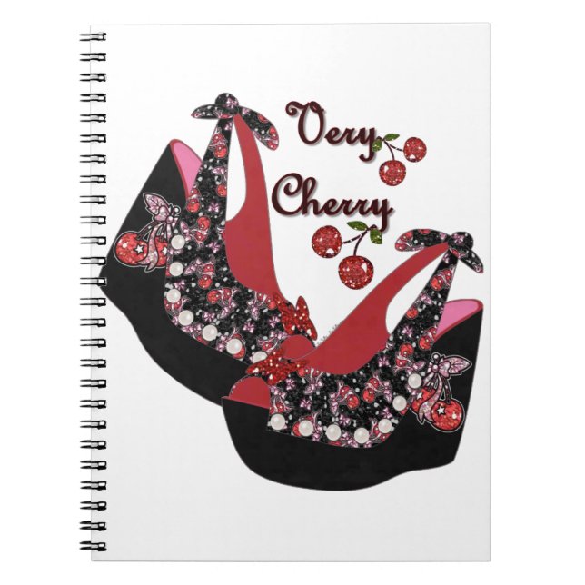 RAB Rockabilly Very Cherry Shoes Notebook (Front)