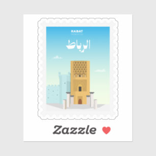 Rabat Morocco Postage Stamp Travel