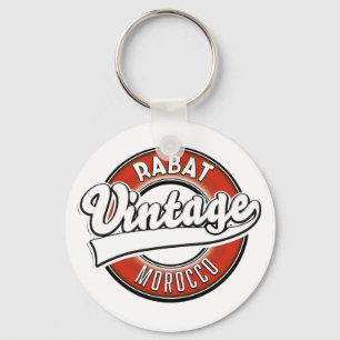 Rabat morocco vintage logo key ring