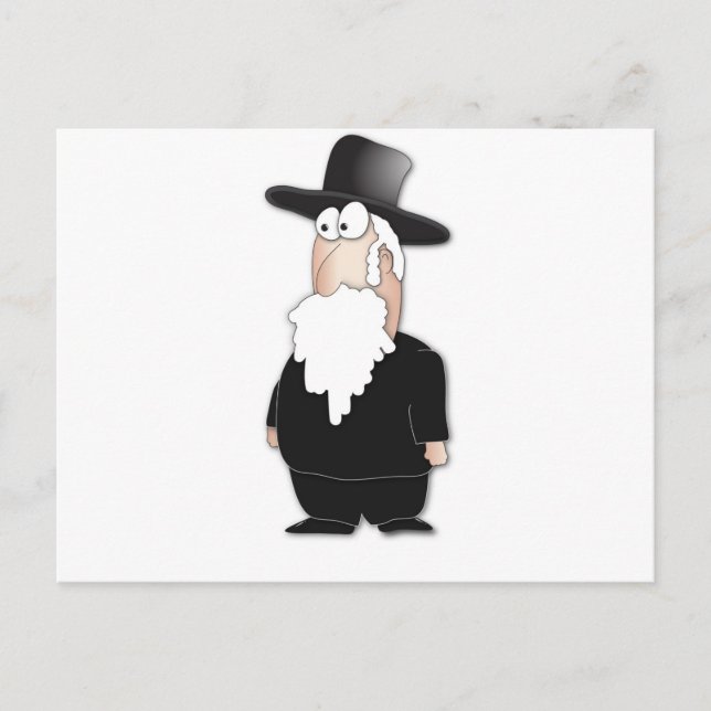 Rabbi Postcard (Front)