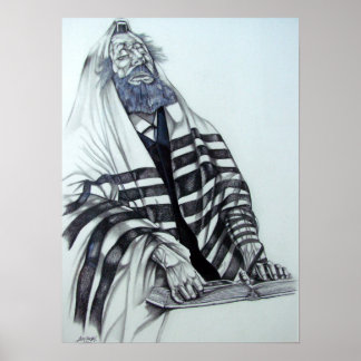 Rabbi Prays Poster
