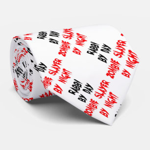 Rabbi Zombie Joke Tie