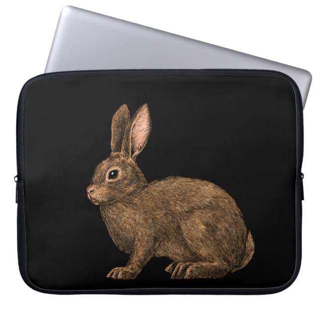 Rabbit 2 laptop sleeve (Front)