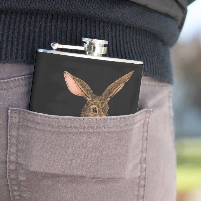 Rabbit 3 hip flask (In Situ)