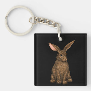 Rabbit 3 key ring