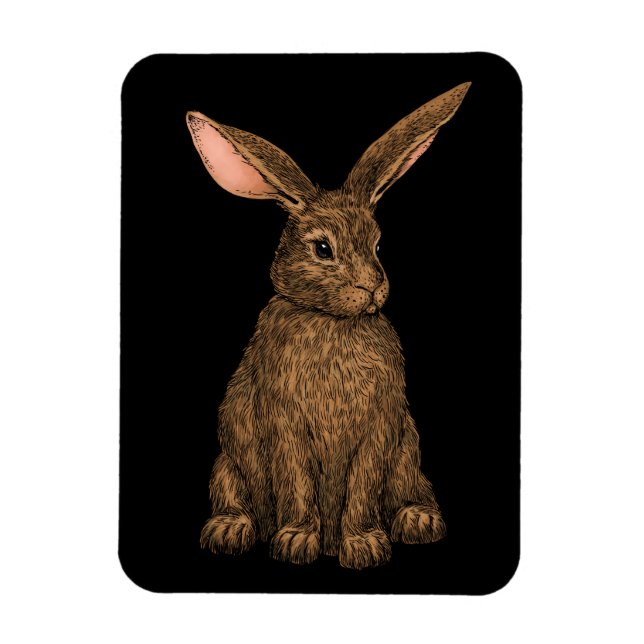 Rabbit 3 magnet (Vertical)