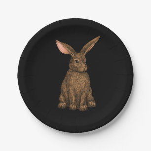 Rabbit 3 paper plate