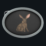Rabbit 4 belt buckle<br><div class="desc">Hand-painted cute rabbit.</div>