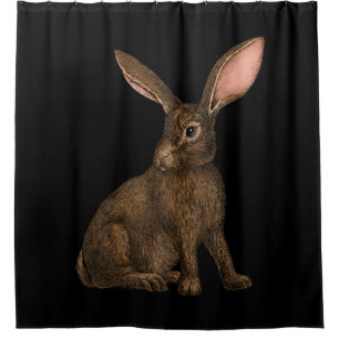 Rabbit 4 shower curtain
